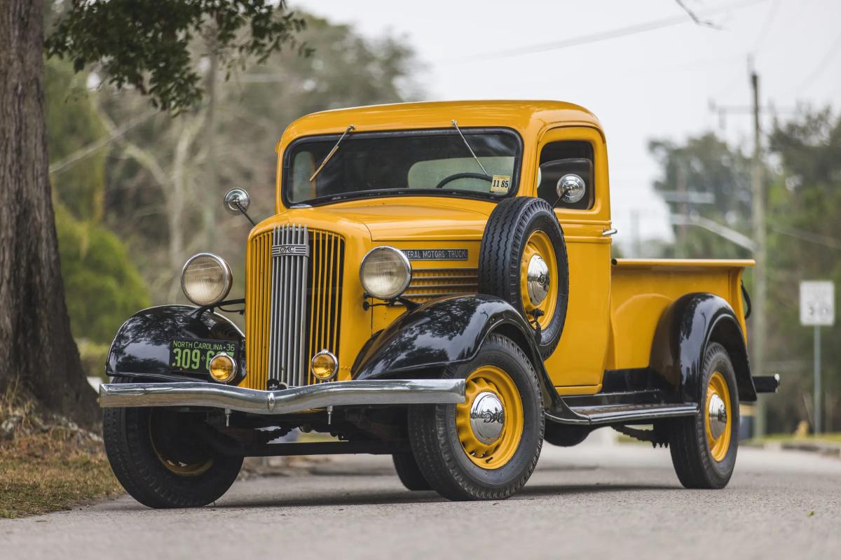 🚚 1937 GMC T14 Pickup – Art Deco Tasarım ve İlk Modern GMC Kamyonet