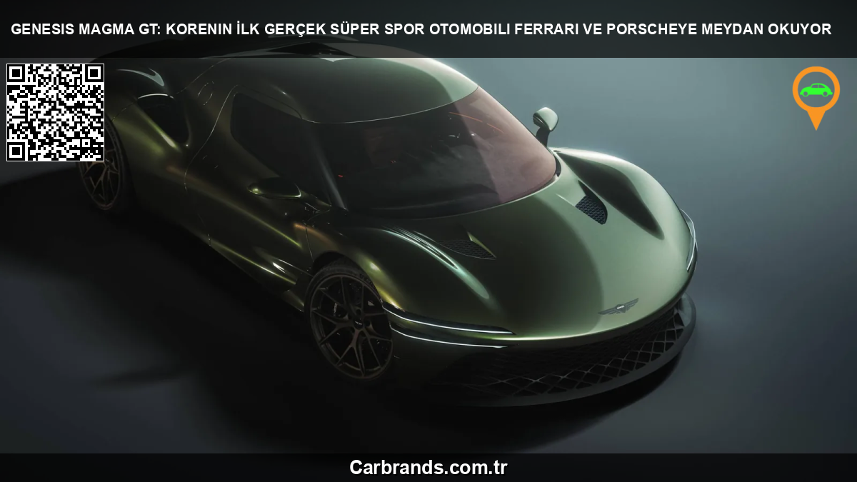 🔥 Genesis Magma GT: Kore’nin İlk Gerçek Süper Spor Otomobili Ferrari ve Porsche’ye Meydan Okuyor