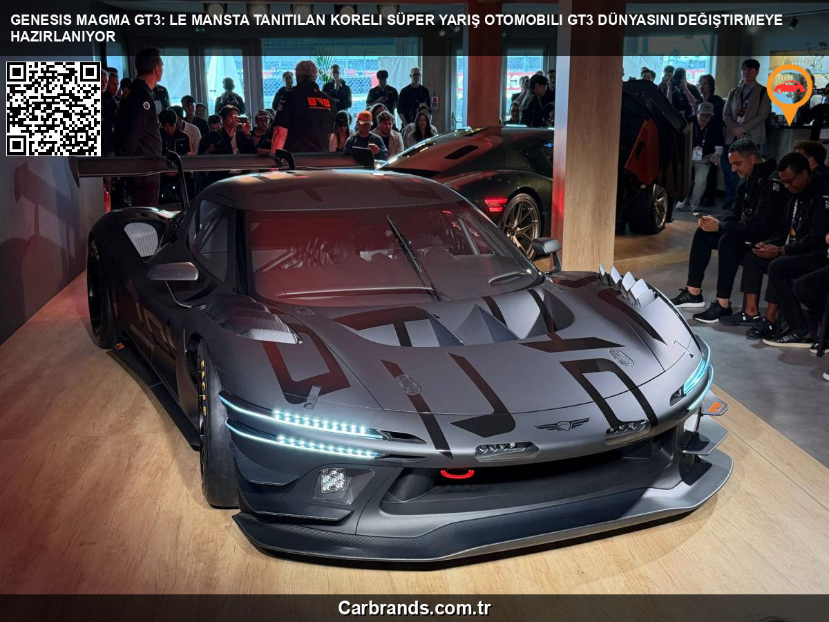 🔥 Genesis Magma GT3: Le Mans'ta Tanıtılan Koreli Süper Yarış Otomobili GT3 Dünyasını Değiştirmeye Hazırlanıyor