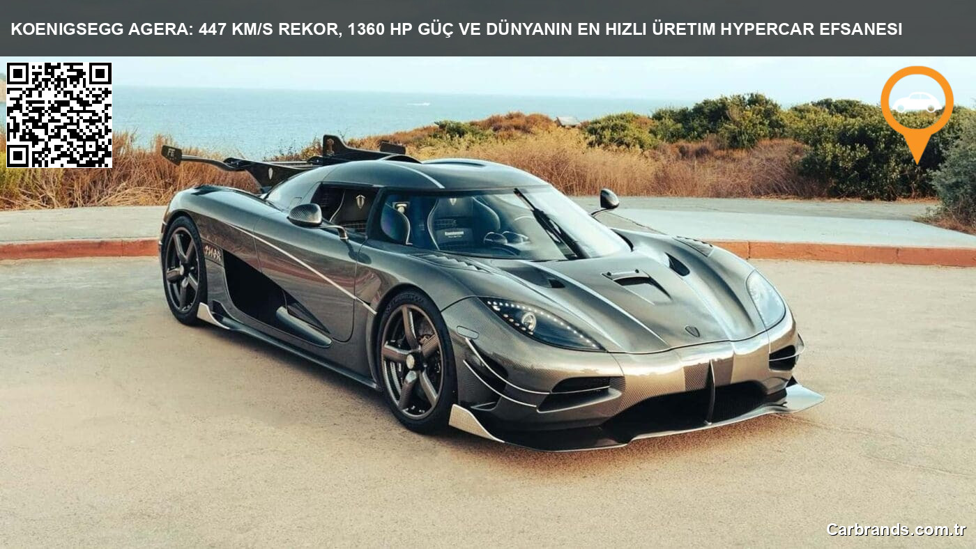 🔥 Koenigsegg Agera: 447 km/s Rekor, 1360 HP Güç ve Dünyanın En Hızlı Üretim Hypercar Efsanesi