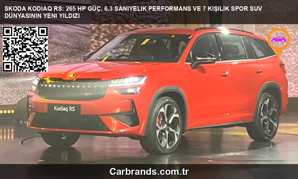 🔥 Skoda Kodiaq RS: 265 HP Güç, 6.3 Saniyelik Performans ve 7 Kişilik Spor SUV Dünyasının Yeni Yıldızı