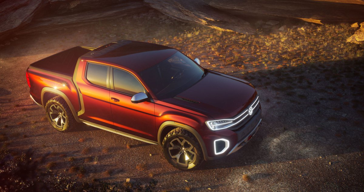 Volkswagen Atlas Tanoak Concept – MQB Platform Tabanlı Orta‑Boy Pickup, 276 HP V6 & Yenilikçi Yük Sistemi